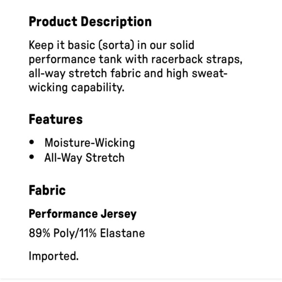 Fabletics Eiffel Tank Charcoal Petal Print Size Large NWT - Picture 5 of 7